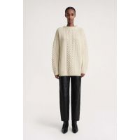 Chunky Cable Knit - NAVY/Cream
