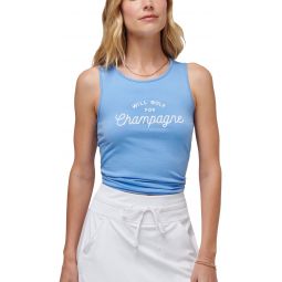 TravisMathew Womens Spring Fling Tie Back Golf Tank Top