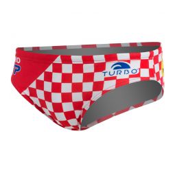 Turbo Mens Croatia Official Water Polo Brief