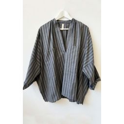 Long Sleeve Shirt - Khadi stripe