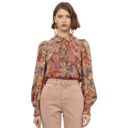 Philipa Blouse - Coral Bloom