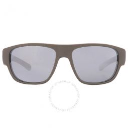 Silver Rectangular Mens Sunglasses