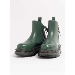 UNDERCOVER X MELISSA SPIKES BOOTS - GREEN