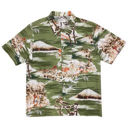 Road Shirt - Green Fuji Summer Print