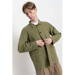 Bakers Overshirt Fine Cord - Olive