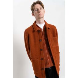 Field Jacket Wool Fleece - Orange