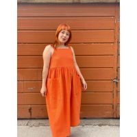 Odette Dress - Tangerine