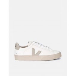 Campo (Chrome Free) Trainers - Extra White/Natural Suede