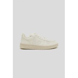 Womens V-10 Leather Shoes - White/White