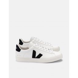 Campo Chrome Free Leather Trainers - White/Black