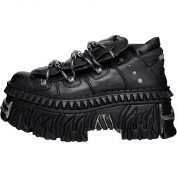 X NEW ROCK platform boots - Black