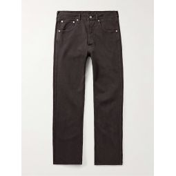 Fluxus Slim-Fit Straight-Leg Garment-Dyed Cotton-Corduroy Trousers