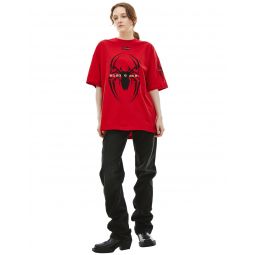 Spider Printed T-Shirt - RED