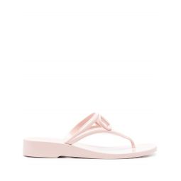 Womens VLogo Signature Slip-On Flip Flops shoes - Light Pink
