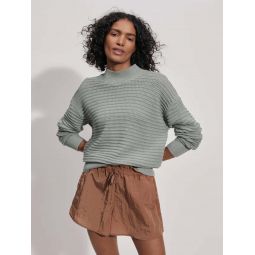 Franco Knit Crew - Green Milieu