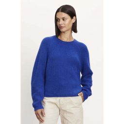 Bowie Boucle Sweater - Cobalt
