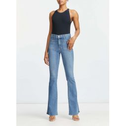 Beverly Skinny Flare Patch Jeans - Sierra