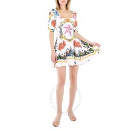 Ladies Seaworld Print Dress, Brand Size 36 (US Size 2)