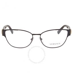 Transparent Cat Eye Unisex Eyeglasses VE1267B 1009 55