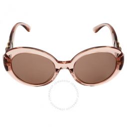 Light Brown Round Ladies Sunglasses