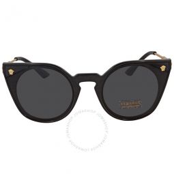 Dark Grey Cat Eye Ladies Sunglasses 0VE4410 GB1/8760