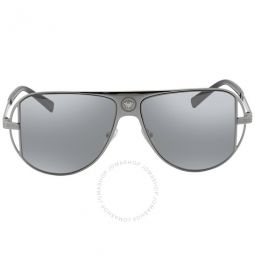 Mirrored Silver Pilot Sunglasses