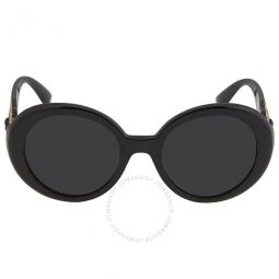 Dark Gray Round Ladies Sunglasses