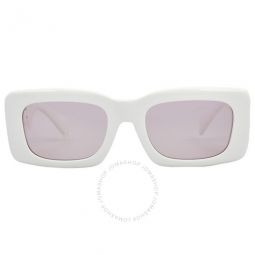 Pink Rectangular Ladies Sunglasses