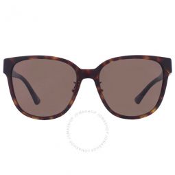 Dark Brown Square Ladies Sunglasses