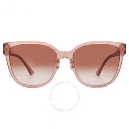 Pink Gradient Pink Square Ladies Sunglasses