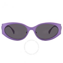 Dark Grey Oval Ladies Sunglasses