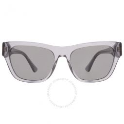 Dark Grey Square Mens Sunglasses