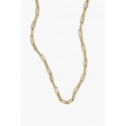16 Paperclip Chain in 14k Yellow Gold