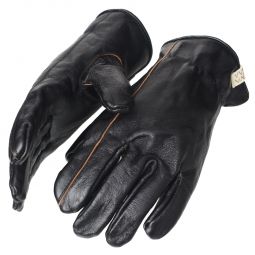 visvim Leather Gloves - Black