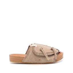 Christo Shaman-Folk Leather Flat Sandals