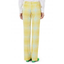 Flower Trousers - Yellow