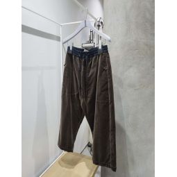 Velvet Samurai Trousers - Khaki