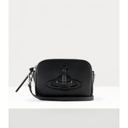 Anna Leather Camera Bag - Black