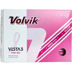 Volvik Vista3 Pink 360 BCRF Golf Balls 2024