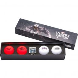 Volvik Vivid Marvel 3.0 Golf Ball Gift Set - Venom