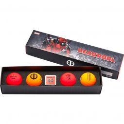 Volvik Vivid Marvel 3.0 Golf Ball Gift Set - Deadpool