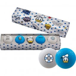 Volvik Vivid Disney 3.0 Golf Ball Gift Set - Donald Duck