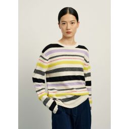 Multi-colour Striped Knit Sweater