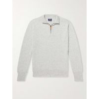 Oxton Slim-Fit Cashmere Half-Zip Sweater