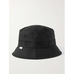 Logo-Appliqued Cotton-Ripstop Bucket Hat