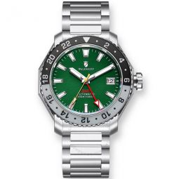 Atlas GMT Automatic Silver Dial Mens Watch