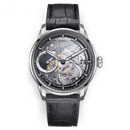 Paragon Pearl Obsidian Hand Wind Black Dial Mens Watch