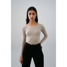 Ballet Top - Light Taupe
