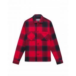 Whiting Overshirt - Patron Check Red