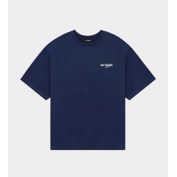 New Wave Logo T-Shirt - Navy
